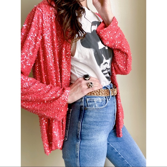 Vintage sequin jacket - Picture 7 of 8